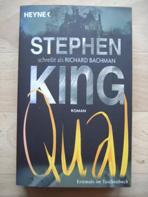 Stephen King/Richard Bachman - Qual 2007 Taschenbuch Heyne Horror Thriller Roman