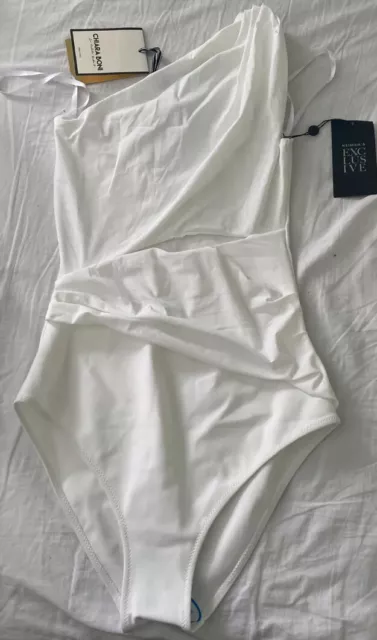 Chiara Boni white nmx cielo one piece bathing suit #4 $350