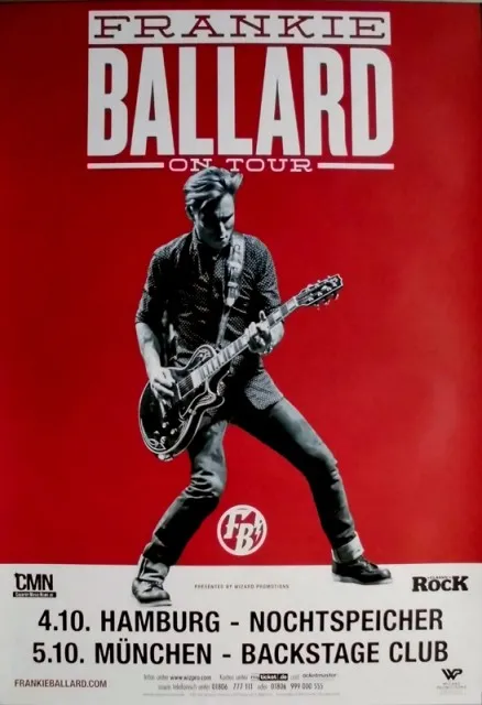 BALLARD - 2017 - Plakat - Live In Concert Tour - Poster - Hamburg