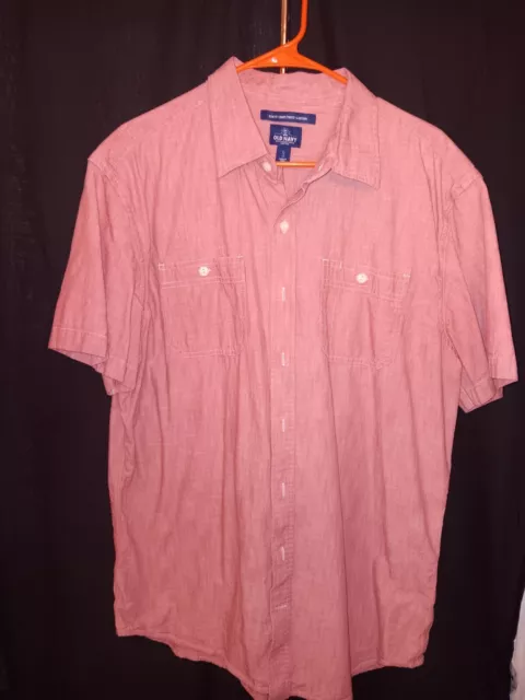 Old Navy Slim Fit XL peach Button Up Shirt