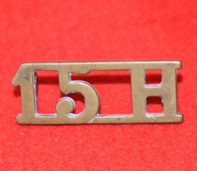 British Army. 15th The King's Hussars Genuine OR’s Shoulder Title