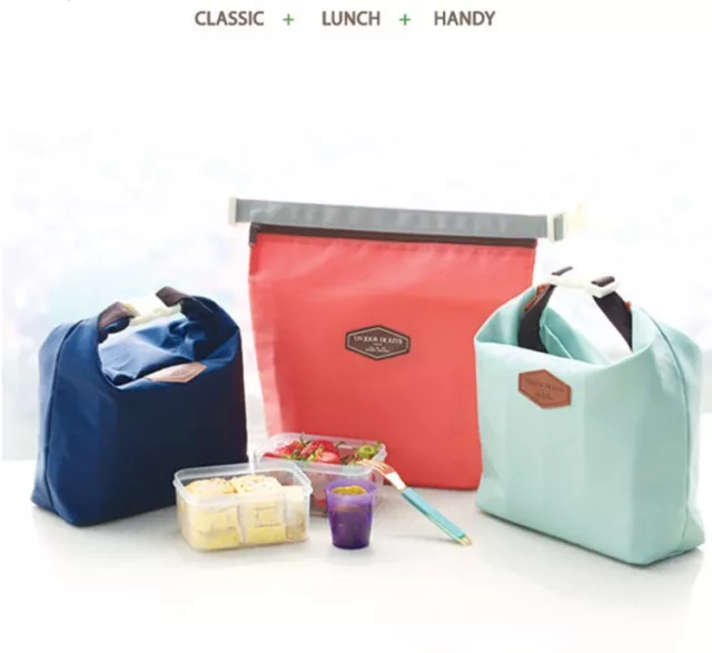 Portable Thermal Insulated Cooler Waterproof Picnic Lunch Box Storage Bag Pouch 2