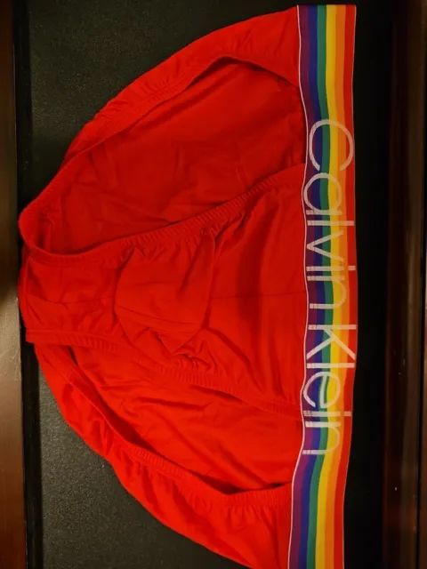 1994 CALVIN KLEIN Classic Gray Brief 36 Vintage Underwear Made in