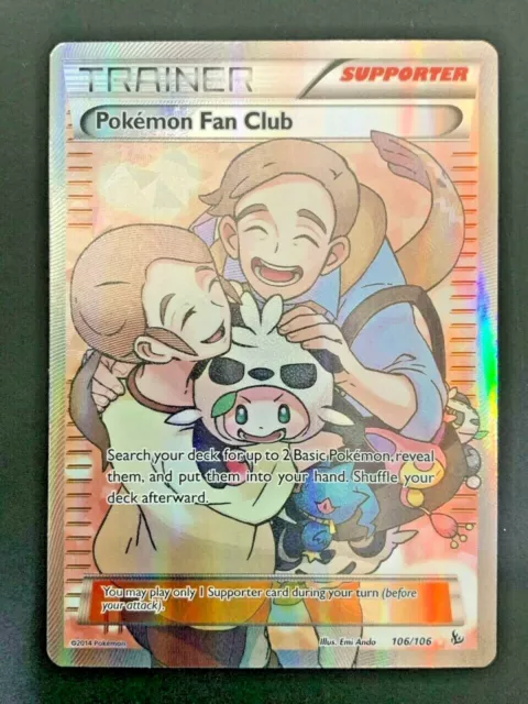 Pokémon TCG Pokemon Fan Club Flashfire 106/106 Holo Full Art for