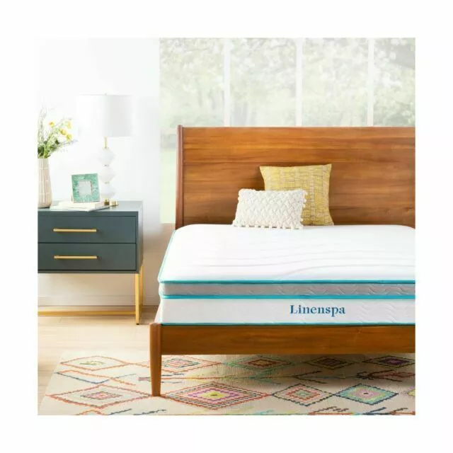 LinenSpa Memory Foam & Innerspring Hybrid 10" Medium Feel Mattress - Full Size