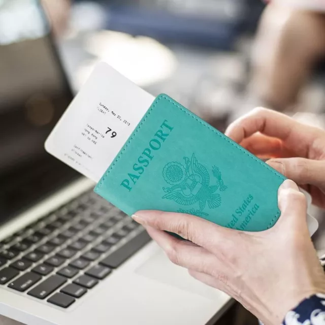 Passport Holder with Vaccine Card Slot