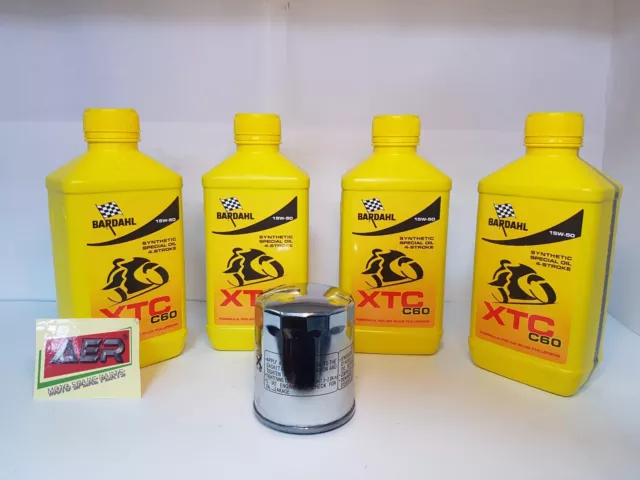 KIT TAGLIANDO OLIO MOTORE BARDAHL XTC C60 15W50 HARLEY DAVIDSON	XL Sportster