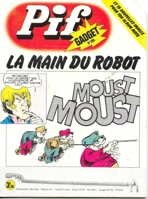 Pif Gadget N°295 - Ed. Vaillant - Octobre 1974 - (Sans gadget) - BE