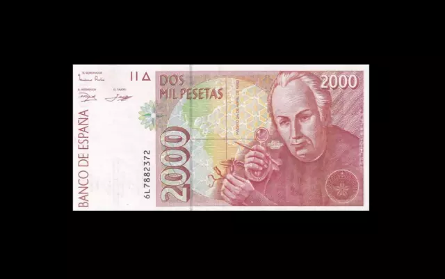 24.4.1992 BANK OF SPAIN 2000 PESETAS **MADRID** (( aUNC ))