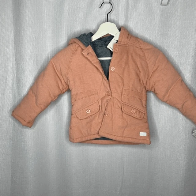 7 For All Mankind Pink Puffer Corduroy Coat