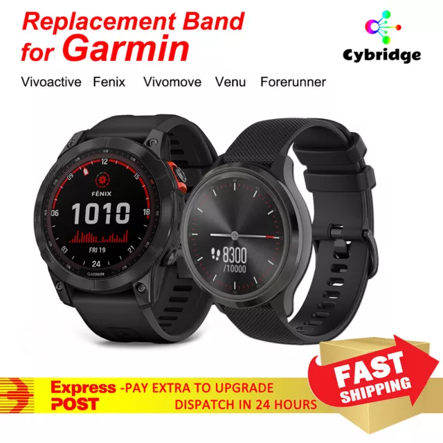 For Garmin Vivoactive 3 4 Band Venu Vivomove Music HR Forerunner Fenix 7/6/5