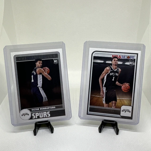 202324 NBA HOOPS Victor “Wemby” Wembanyama RC Hoops Tribute 298 Spurs