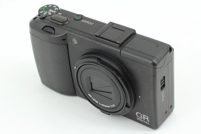 [Near MINT] SH4864 w/GW-2 GH-1 RICOH GR DIGITAL III Digital Black 10.0MP JAPAN 6