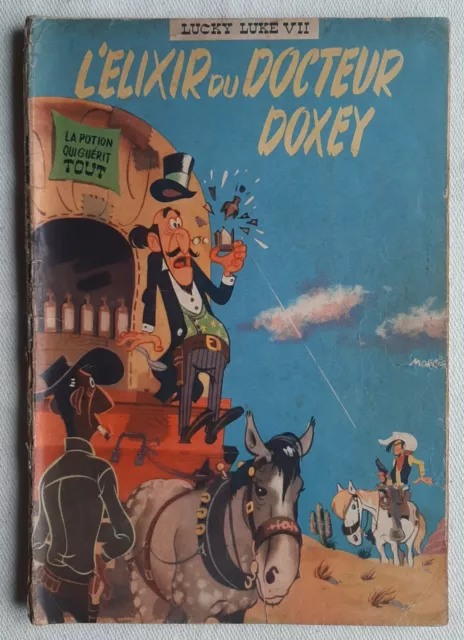 Lucky Luke 7 L'elixir Du Docteur Doxey Raredition Originale 1955 Cote 600 Euros