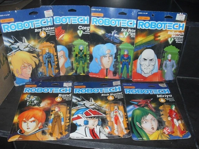 Lot Vintage Matchbox Robotech Figures Rick Hunter Roy Fokker Miriya Corg Rand Lot Vintage Matchbox Robotech Figures Rick Hunter Roy Fokker Miriya Corg Rand