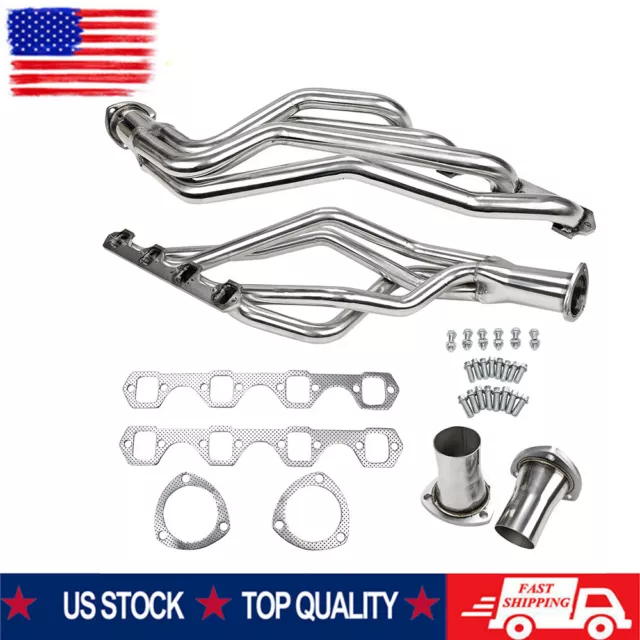 NEW Stainless Steel Manifold Headers For Chevy GMC Block V8 396 402 427 454 502