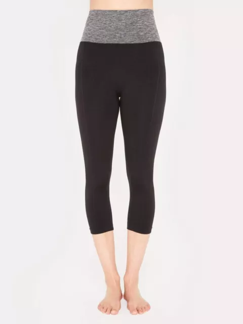 Leggings Yogi da donna M Life, pantaloni Capry, leggings corti, nero, L