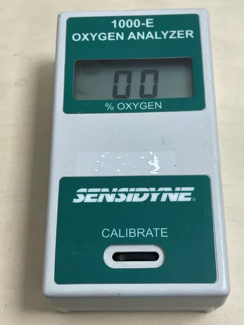 Sensidyne 1000-E Oxygen Analyser Oxygen Monitor