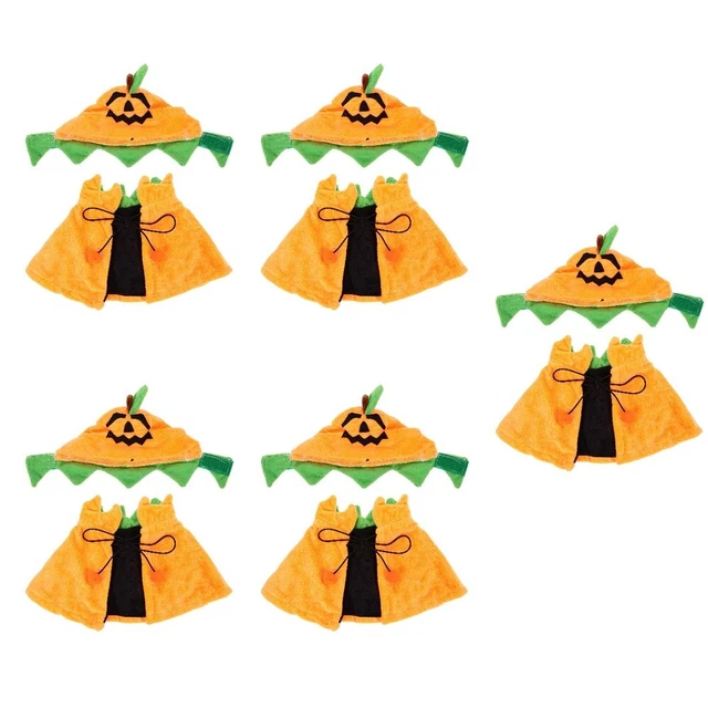 halloween costumes for dogs 5 Sätze Hundekatze Kürbishut für Halloween -Haustier