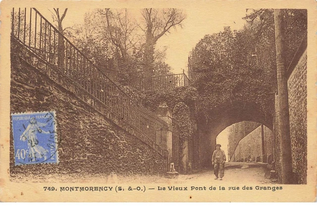95 Montmorency #As29995 Le Vieux Pont De La Rue Des Granges