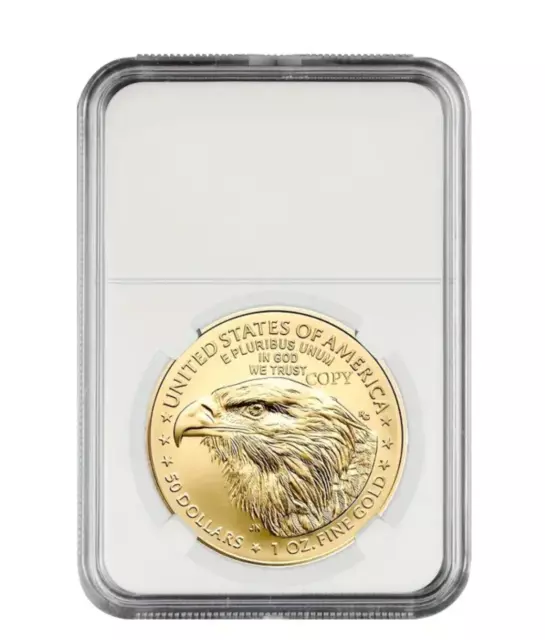 2021 1 oz American Gold Eagle $50 Coin Bullion C0py Fantasy Educational