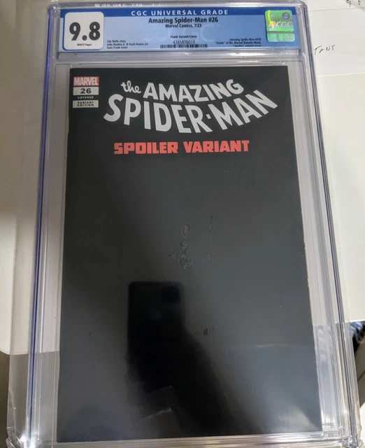 Amazing Spider-Man #26 CGC 9.8 Death of Ms. Marvel Kamala Khan Spoiler In Hand