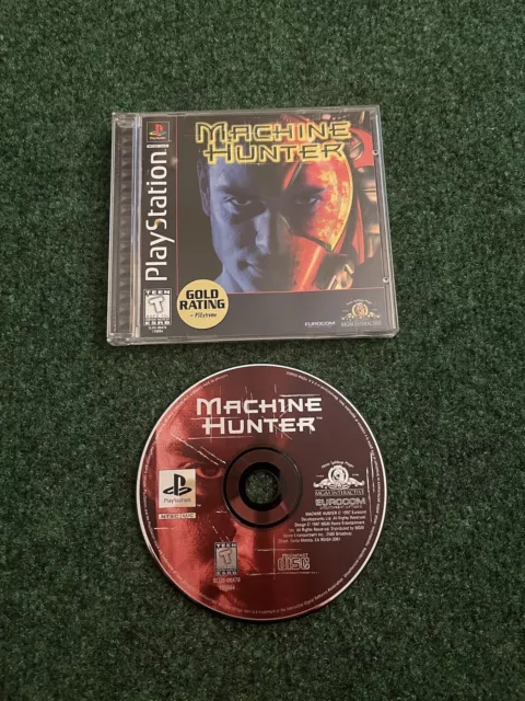 MACHINE HUNTER (SONY PlayStation 1) PS1 Complete CIB Reg Card