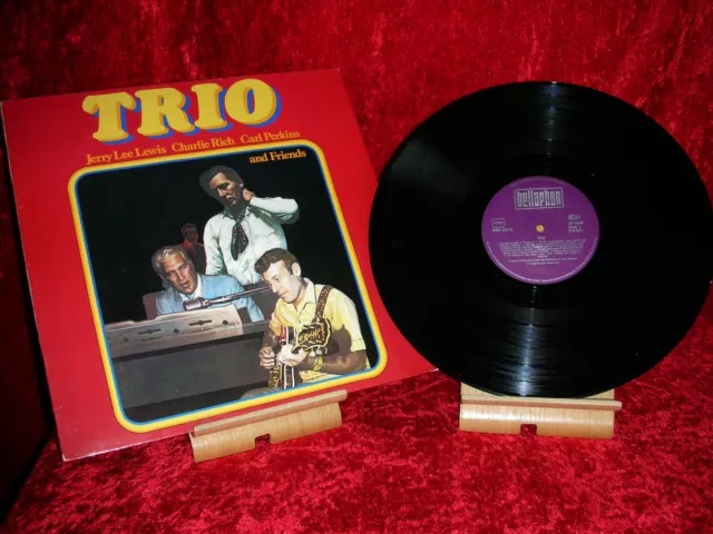 JERRY LEE LEWIS and Friends - TRIO  (Vinyl + Cover Hervorragend) 1979 Ger.