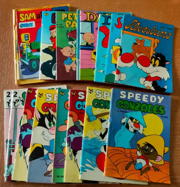 LOONEY TUNES  Bugs Bunny Petunia Daffy Silvestro ed. Cenisio numeri a scelta