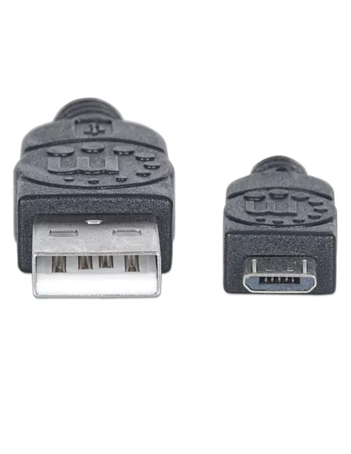 Manhattan 325677 cavo USB 0,5 m USB 2.0 USB A Micro-USB B Nero in offerta