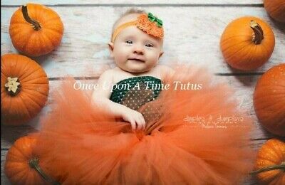 Pumpkin Costume, Girls Halloween Costume, Baby, Toddler, Infant, Fall Tutu Dress