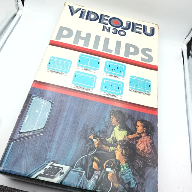 EN BOITE et console TBE : jeu vidéo 1re génération Philips N20 (style Pong