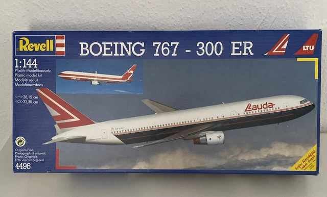 REVELL 4496 BOEING 767-300 ER Lauda / LTU 1:144 Neuwertig Geöffnet ...