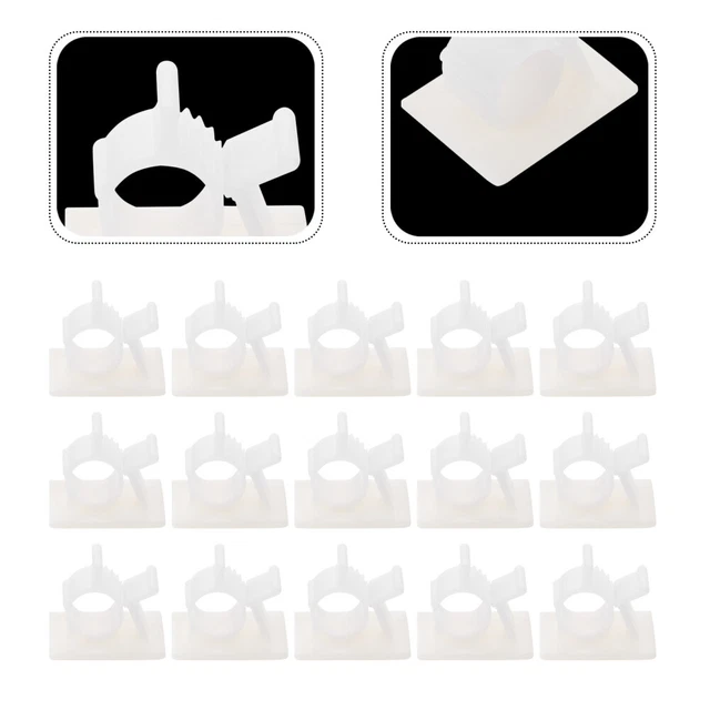 50 Pcs Desktop Stand Electric Wire Collator Cable Organizer Bracket