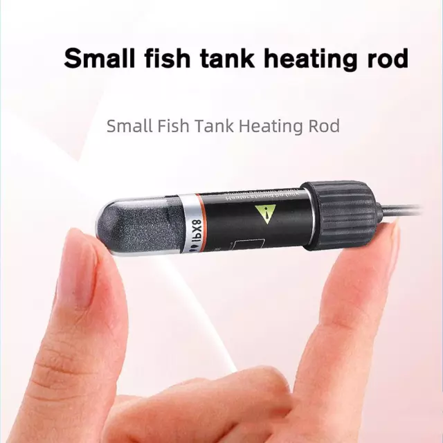 Mini canna riscaldante acquario per piccolo acquario acquario riscaldatore temperatura costante A9P0