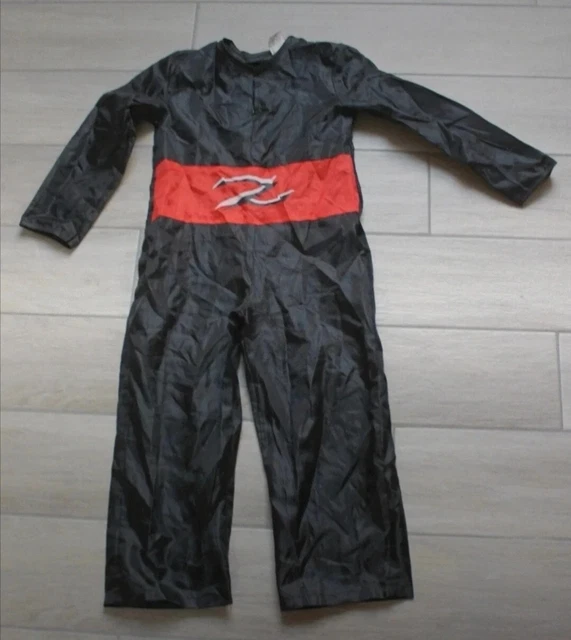 Déguisement Zorro Enfant – Costume Noir 110 Cm – Taille 6 Ans – Garçon Ou Fille