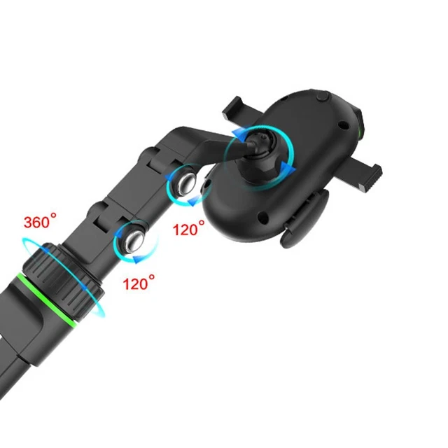 voiture Rétroviseur de voiture Support de téléphone portable Rotation à 360 ° 7