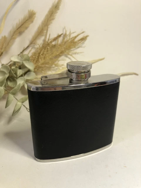Flasque a Alcool avec 2 Tasses et 1 Entonnoir 8Oz, Fiole Alcool Portable Acier Inoxydable Flasque de Whisky pour Voyage en Plein Air - La cave
