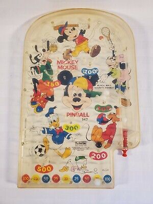 Vintage Walt Disney 1960s Wolverine Toy Mickey Mouse Kids Pinball 147 Skill Game