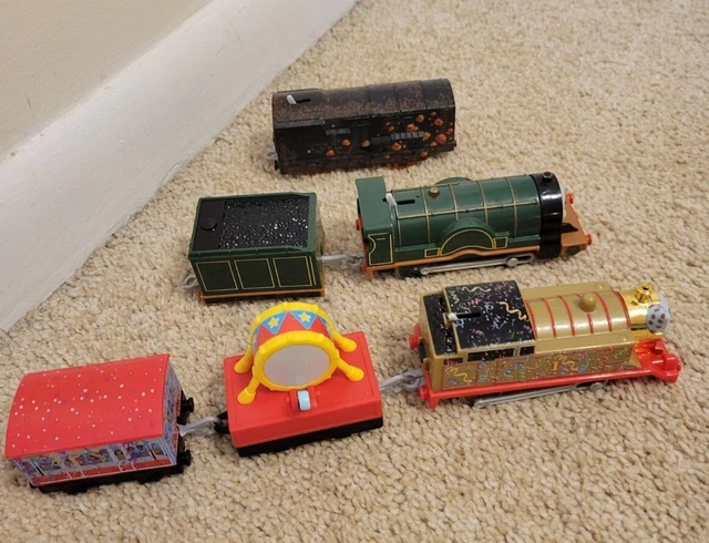Lot Of Thomas Trackmaster Trains Thomas Birthday Muddy Diesel Emily Used