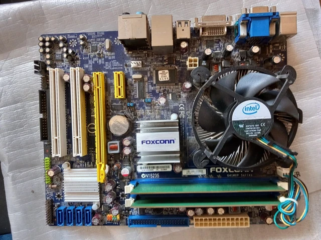 FOXCONN G41MXP MOTHERBOARD Intel Celeron E3400 4gb Ram £30.00 - PicClick UK