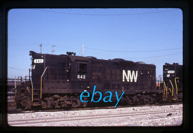 Orig Slide Norfolk & Western N&W NW #642 GP9 1982