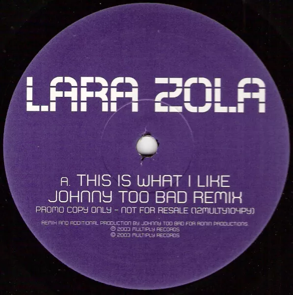 Lara Zola - This Is What I Like - Used Vinyl Record 12 - I5783z