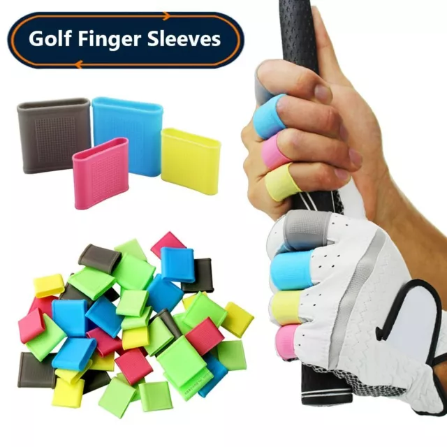 Baseball Silicone Hand Protector Support Golf Finger Sleeves Sports Finger Band