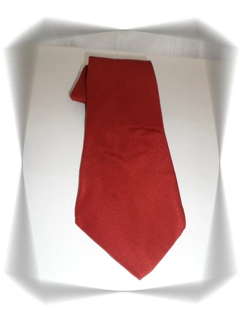 Cravate En Soie Lanvin Paris - Rayures Bordeaux - Occasion Bon état - Mode Homme Classique