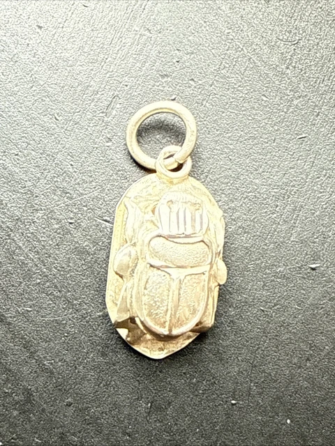 Pendentif Argent Massif 925 – Breloque Art Déco – Motif Vase – Vintage