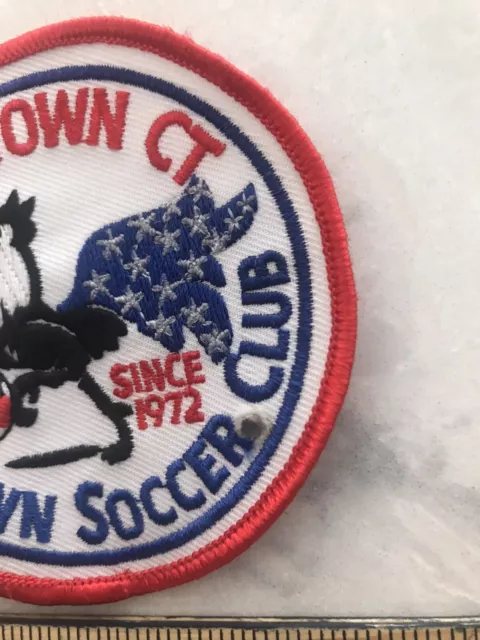 Newtown, CT Soccer Club Patch, Connecticut EST. 1972 2