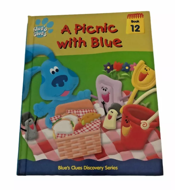 Blues Clues A Picnic With Blue Hardcover Book Featuring Steve 2000
