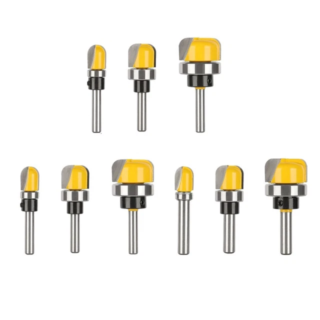 Pratico router bit ciotola e modello tablet 3 pz gambo 6/6,35/8 mm