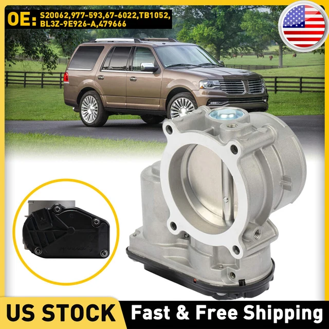 THROTTLE BODY W/TPS Sensor For Ford F150 Expedition Lincoln Navigator 3